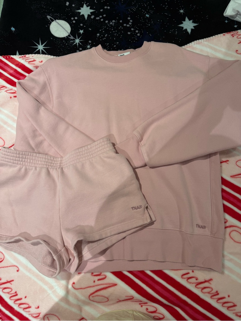 TNA Pink Sweatfleece Hoodie